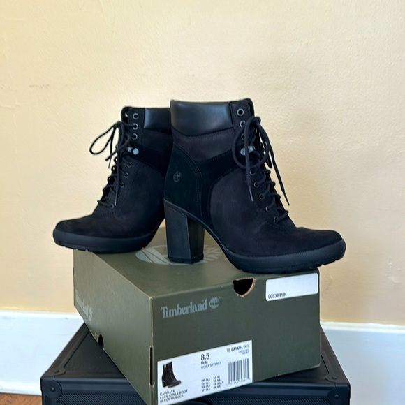 Timberland Black Camdale Lace Ankle Boot - Picture 1 of 5